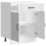 Kitchen Base Cabinet Lucca White Engineered Wood 853727