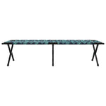 Folding Camping Bed Folding Manual Leaf pattern Oxford fabric 42003179