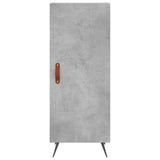 Highboard Concrete Grey 34.5x34x180 cm Engineered Wood 3198765