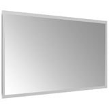 LED Bathroom Mirror Transparent 70 x 40 cm Tempered Glass 42045814