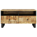 Coffee Table 80x54x40 cm Solid Wood Mango&Engineered Wood 351954