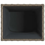 Garden Planters 2 pcs Grey 36x30x32 cm Poly Rattan 3210533