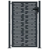 Garden Gate Anthracite 100x150 cm Steel Square Design 153193