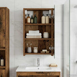 Bathroom Mirror Cabinet Old Wood 30 x 10.5 x 50 cm 889013