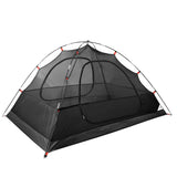 ZNTS Camping Tent Dome 2-Person White Blackout Fabric Waterproof 94326