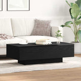 Coffee Table Black Oak 100 x 49.5 x 31 cm Engineered Wood 862573