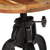 Side Table 45x cm Solid Reclaimed Wood and Cast Iron 247588