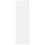 Bookcase White 40x24x75 cm Engineered Wood 800819