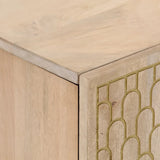 TV Cabinet 80x31x46 cm Solid Wood Mango 358263