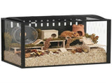 Hamster Cage Steel Chewproof with Openable Top, Deep Burrow for Dwarf Syrian Hamster, Gerbil, Rats, T3398P617034