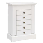 Jewellry Case with Mirror MDF 25x13.5x34 cm 245753