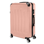 ZNTS 3 Pcs Suitcase Lightweight ABS Carry-on Hand Luggage 4 Spinner Wheels Trolley Case 83110992