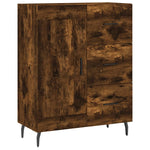 Highboard Smoked Oak 69.5x34x180 cm Engineered Wood 3198678