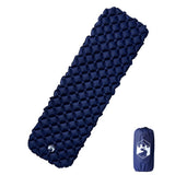Inflating Camping Mattress 1-Person Navy Blue 190x58x6 cm 4007117