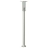 Outdoor Floor Lamp Silver 100 cm Stainless Steel 4006351