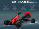Kids Pedal Go Kart, with Adjustable Seat, EVA Wheels, Seat, Handbrake - Red T3398P348369
