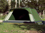 Camping Tent Cabin 4-Person Green Quick Release 4004219
