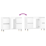 Bathroom Cabinet White 80x33x60 cm Engineered Wood 831644