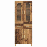Highboard Old Wood 69.5 x 34 x 180 cm Engineered Wood 3415663