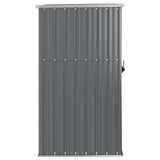 Garden Tool Shed Grey 88x89x161 cm Galvanised Steel 316206