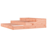 Planter 107x107x27 cm Solid Wood Douglas 823918
