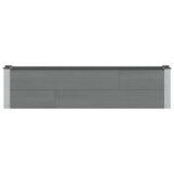 Garden Raised Bed Grey 150 x 30 x 36 cm 42039020