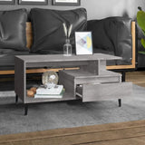 Coffee Table Grey Sonoma 90x49x45 cm Engineered Wood 819626