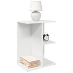 ZNTS Bedside Tables 2 pcs White 46.5x29x61 cm Engineered Wood 858651