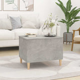 Coffee Table Concrete Grey 60x44,5x45 cm Engineered Wood 819568