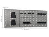 Workbench with Three Wall Panels and One Cabinet 3053432
