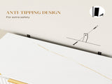 Elegant Storage Sideboard - White/Gold-Tone T3398P343021