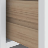 Hallway Bench SANDNES White 87x40x50 cm Solid Wood Pine 4010462
