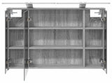 Bathroom Mirror Cabinet Grey Sonoma 73.5 x 16 x 62.5 cm 889180
