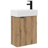 Bathroom Vanity Unit with Tap Artisan Oak 45.5 x 22.5 x 84 cm 889440