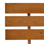 ZNTS Bed Frame without Mattress Honey Brown 180x200cm Solid Wood Pine 283183