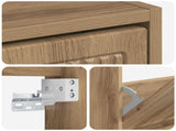 Wall-Mounted Shoe Cabinet EDE 71 x 17 x 86 cm Engineered Wood 895984