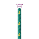 Boat Rope Green 14 mm 100 m Polypropylene 152729