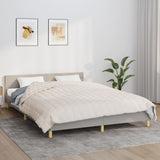 Weighted Blanket Light Cream 200x220 cm 9 kg Fabric 3154821