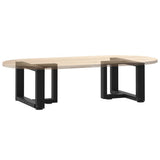 Coffee Table Legs T-Shaped 2 pcs Black 50x25x cm Steel 4013008