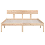Bed Frame without Mattress Solid Wood 120x200 cm 810142