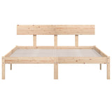Bed Frame without Mattress Solid Wood 120x200 cm 810142