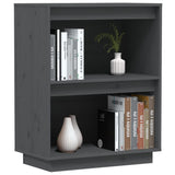 Console Cabinet Grey 60x34x75 cm Solid Wood Pine 813821