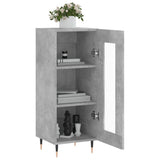 Sideboard Concrete Grey 34.5x34x90 cm Engineered Wood 828776