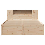 Bed Frame without Mattress 140x190 cm Solid Wood Pine 3323422