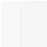4 Piece TV Wall Units White Engineered Wood 3216428