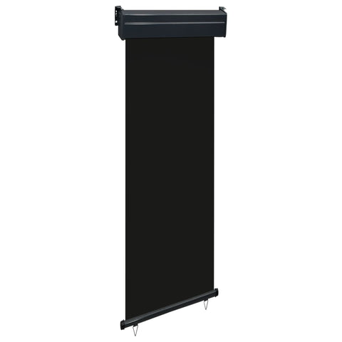 ZNTS Balcony Side Awning 65x250 cm Black 48400