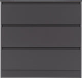 ZNTS Malvern 3 Drawer Chest 100-102-137