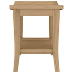 ZNTS Bathroom Side Table 50x35x45 cm Solid Wood Teak 340748