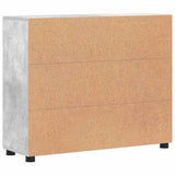 Sideboard with Shelf FLORIN Concrete Grey 88.5 x 30.5 x 73 cm 880314