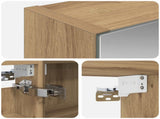 Bathroom Mirror Cabinet Artisan Oak 40 x 10.5 x 60.5 cm 889030